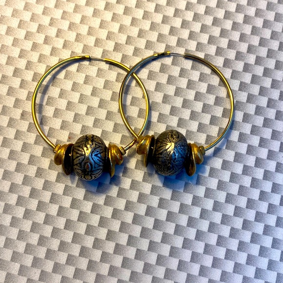 Jewelry - Earings 2” HOOPS, Worn Once